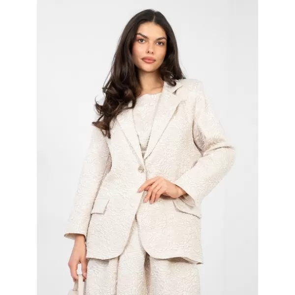  Dámská bunda RUE PARIS IT-MA-21839.10 LIGHT BEIGE 