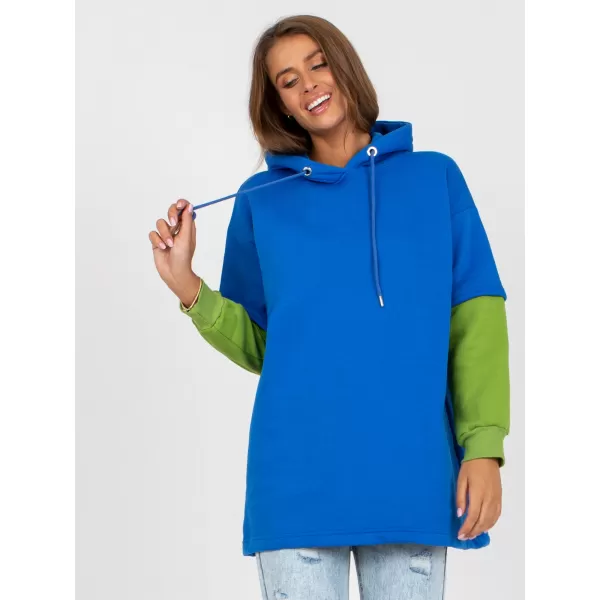  Dámská mikina RUE PARIS RV-BL-8232.27X DARK BLUE 
