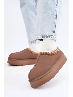 Dámské sněhule VINCEZA 97972 DARK BEIGE