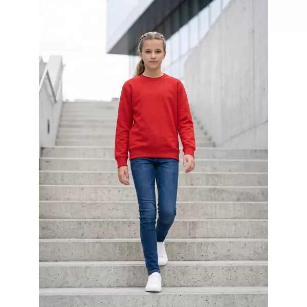  Dětská mikina MALFINI CREW 427 ČERVENÁ 