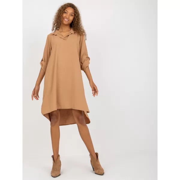  Dámské šaty ITALY MODA DHJ-SK-16328.33 CAMEL 