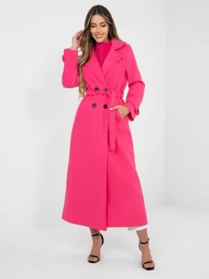 Dámský kabát FACTORY PRICE IT-PL-97035.17 FLUO PINK