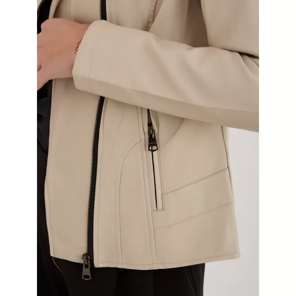 Dámská bunda FACTORY PRICE MBM-KR-PU-002-M.00P BEIGE 