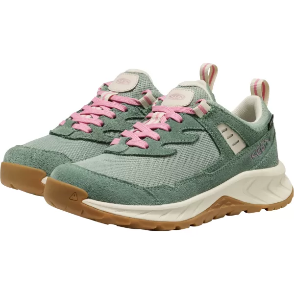  Dětské turistické boty KEEN HIGHTRAIL WP YOUTH LILY PAD/CASHMERE ROSE 
