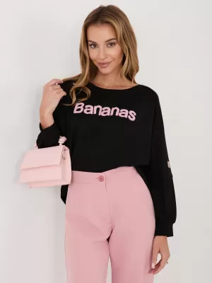 Dámská mikina RUE PARIS RV-BL-A1221.13 BLACK