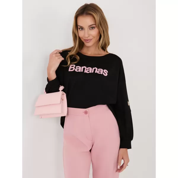  Dámská mikina RUE PARIS RV-BL-A1221.13 BLACK 