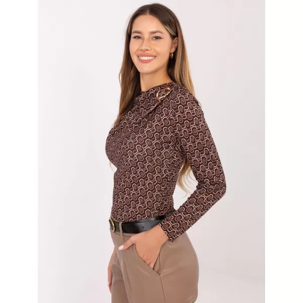  Dámská halenka RUE PARIS IT-BZ-20315.01 BROWN 
