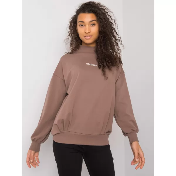  Dámská mikina RUE PARIS RV-BL-7323.00X BROWN 