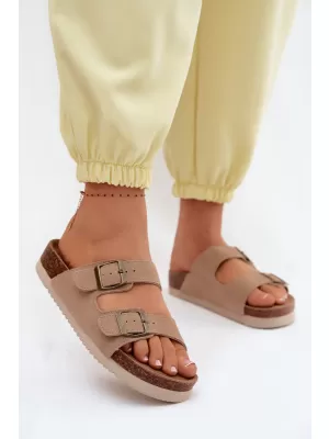 Dámské pantofle BOTO 2832 KHAKI