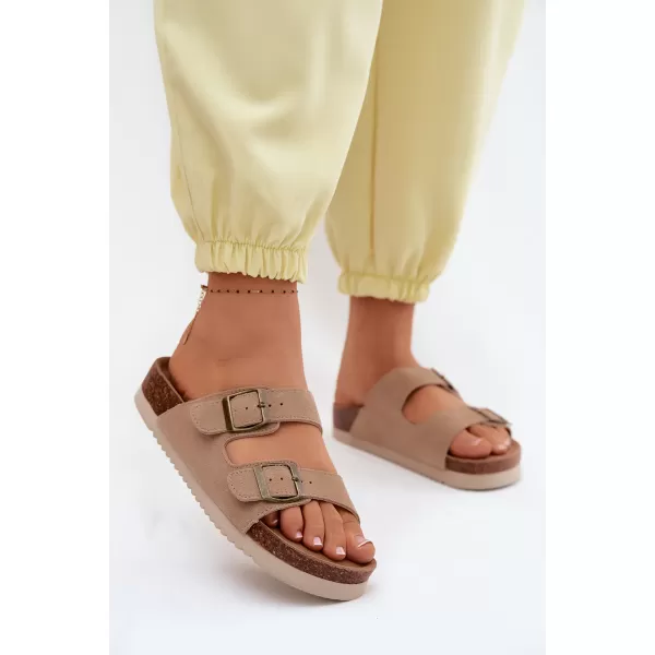  Dámské pantofle BOTO 2832 KHAKI 