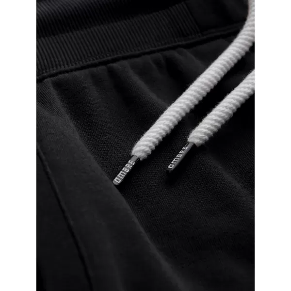  Pánský set kraťas OMBRE Z124 BLACK/CREAM 