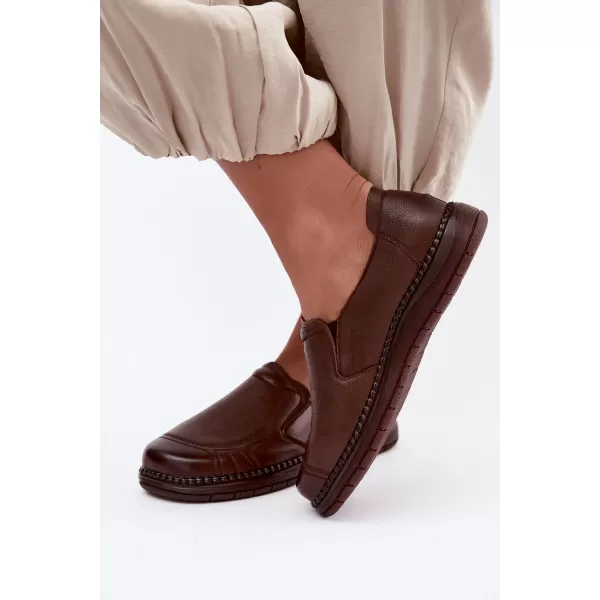  Dámské polobotky VINCEZA 107241 BROWN 