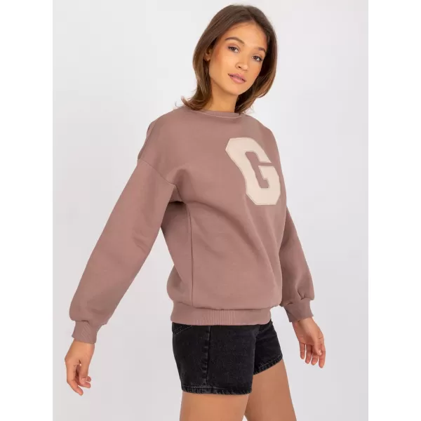  Dámská mikina EX MODA EM-BL-617/G.11 BROWN 