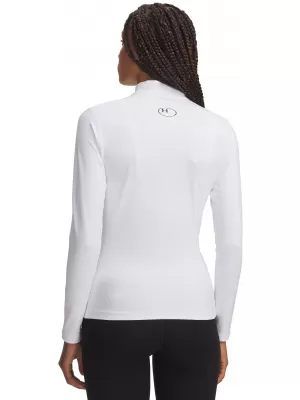 Dámské triko UNDER ARMOUR UA COLDGEAR MOCK 6013665-100 BÍLÁ