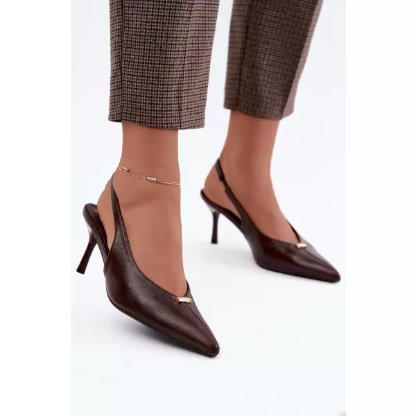  Dámské lodičky BOTO T680 BROWN 