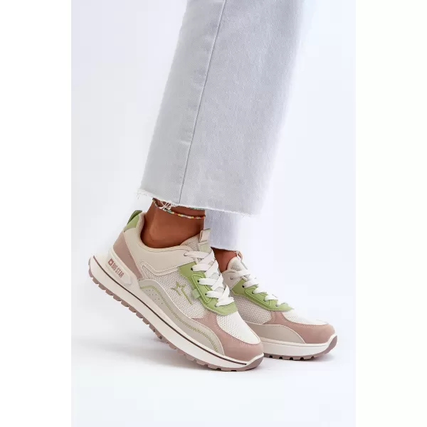  Dámské tenisky BIG STAR SHOES NN274A091 BEIGE 