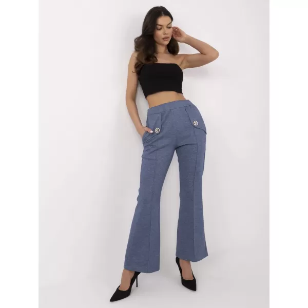  Dámské kalhoty ITALY MODA DHJ-SP-20518.12 DARK BLUE 
