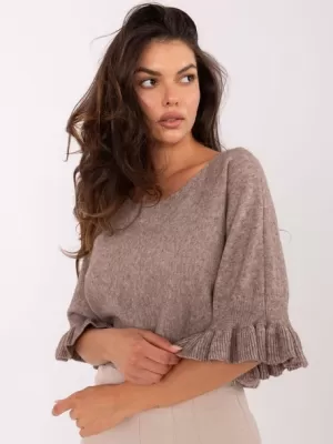 Dámský svetr ITALY MODA IT-SW-99244.65 DARK BEIGE