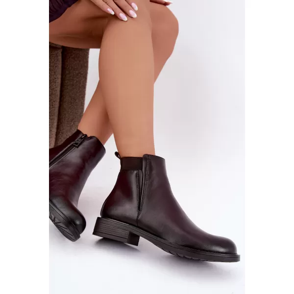  Dámské kotníkové boty VINCEZA 58690 BURGUNDY 