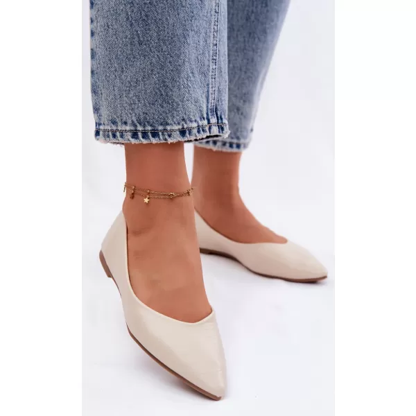  Dámské baleríny BOTO 1740 BEIGE 