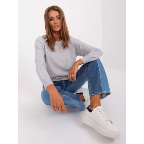  Dámský svetr WOOL FASHION ITALIA AT-SW-2325.95P LIGHT GREY 