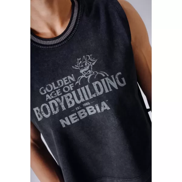  Dámské tílka NEBBIA OLYMPIA OVERSIZED 939 BLACK 