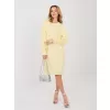 Dámské šaty RUE PARIS RV-SK-A1059.17 BRIGHT YELLOW
