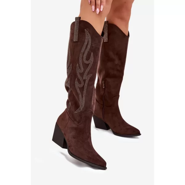  Dámské boty BOTO LQ-129 BROWN 