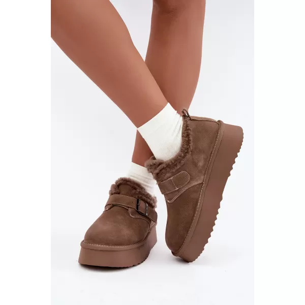  Dámské sněhule BIG STAR SHOES UU274318 BEIGE 