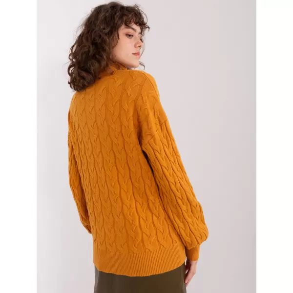 Dámský svetr WOOL FASHION ITALIA AT-SW-2348.93 DARK YELLOW 