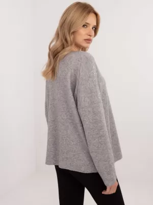 Dámský svetr ITALY MODA DHJ-SW-17690.21 GRAY