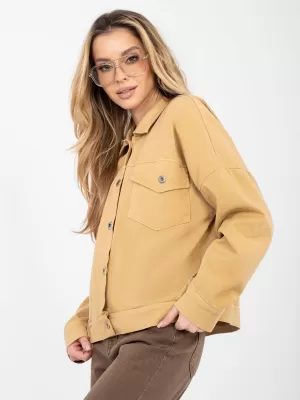 Dámská bunda RUE PARIS IT-KR-FL9568.29P CAMEL
