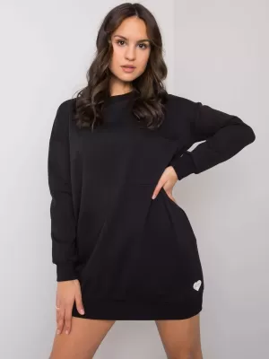 Dámské šaty RUE PARIS RV-SK-7332.65 NOIRE