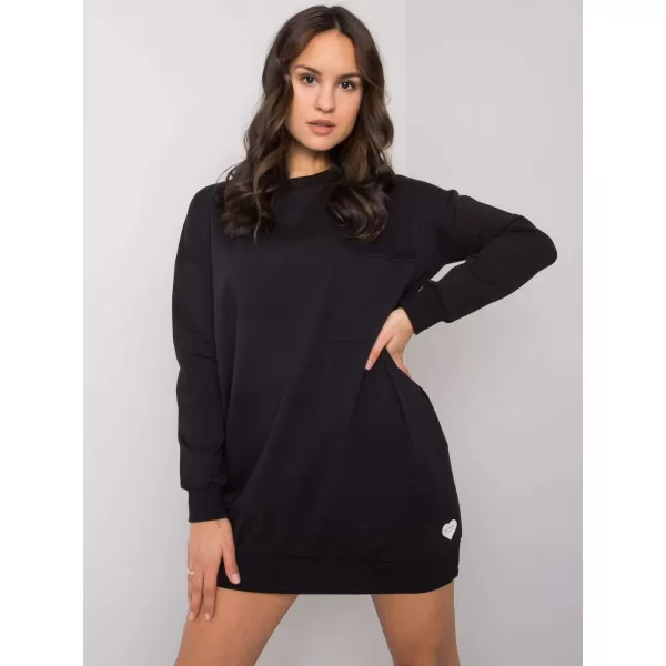  Dámské šaty RUE PARIS RV-SK-7332.65 NOIRE 