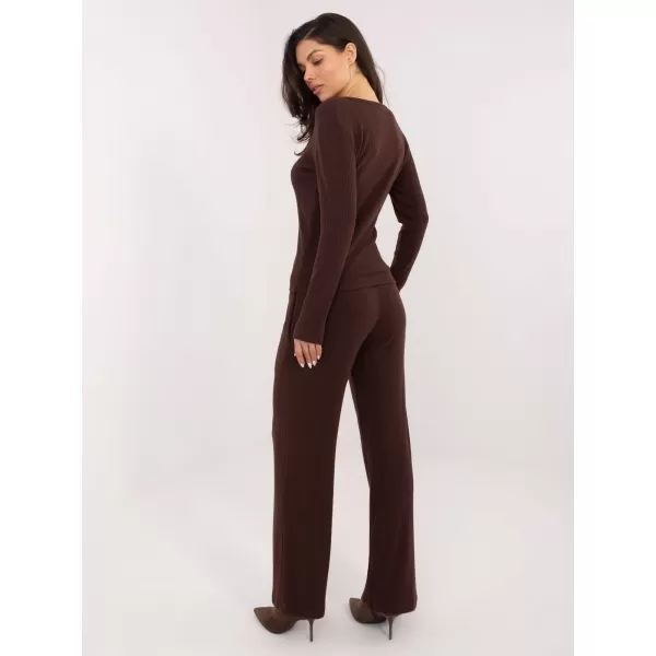  Dámský svetr FACTORY PRICE SM-SW-A1568.79 DARK BROWN 