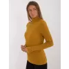 Dámský svetr WOOL FASHION ITALIA AT-SW-2334-2.61 DARK YELLOW