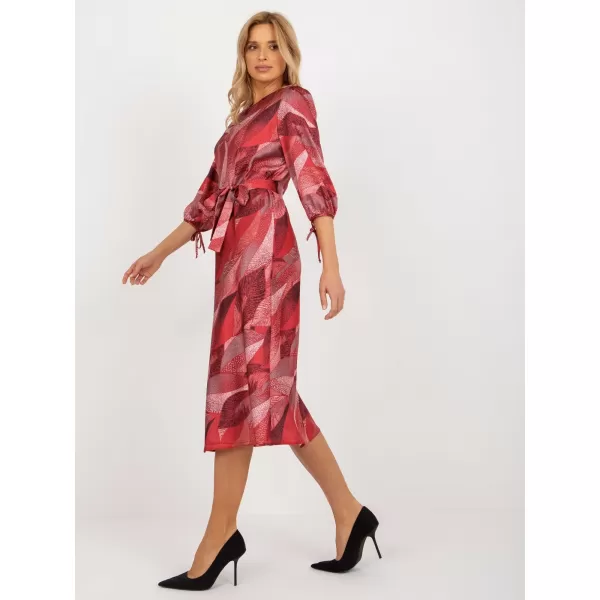  Dámské šaty LAKERTA LK-SK-509018.77 BURGUNDY 