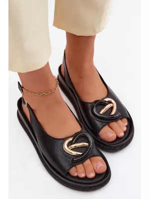 Dámské sandály S.BARSKI KV61-6047 BLACK