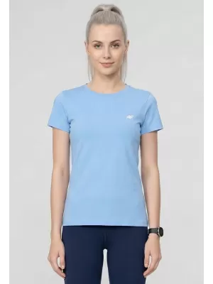 Dámské triko 4F 4FWAW25TFTSF1527 LIGHT BLUE