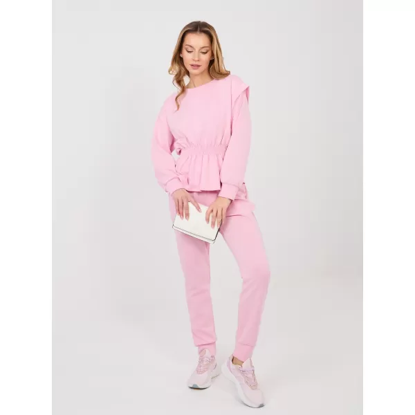  Dámský komplet RUE PARIS IT-KMPL-22239.03 BRIGHT PINK 