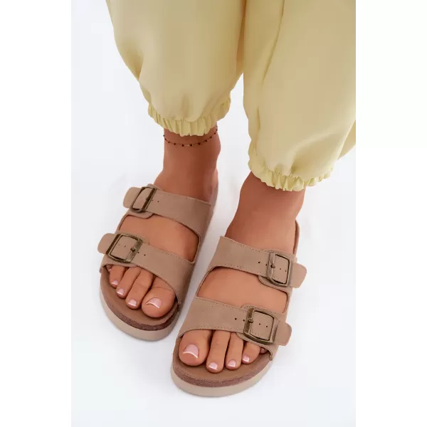  Dámské pantofle BOTO 2832 KHAKI 