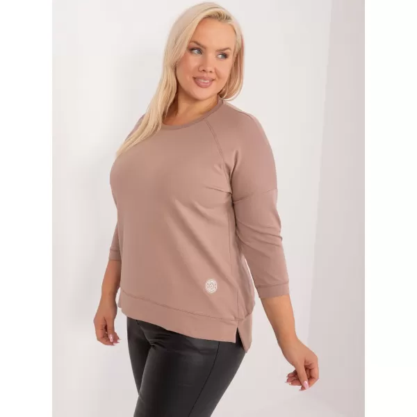  Dámská halenka RELEVANCE RV-BZ-9221.95 DARK BEIGE 