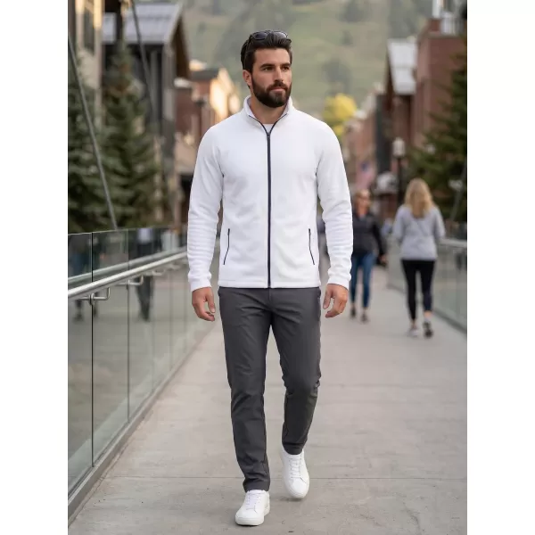  Pánská micro fleece mikina MALFINI FACTOR 852 BÍLÁ 