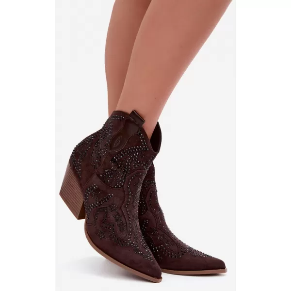  Dámské boty BOTO 9676A BROWN 