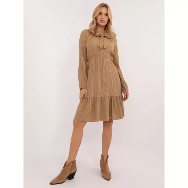 Dámské šaty OCH BELLA TW-SK-BI-CB3331.88 CAMEL 