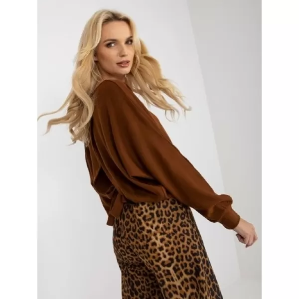  Dámská halenka OCH BELLA TW-BZ-BE-M327.29 BROWN 