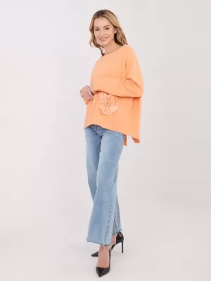 Dámská halenka FACTORY PRICE IT-BZ-6693.70 BRIGHT ORANGE