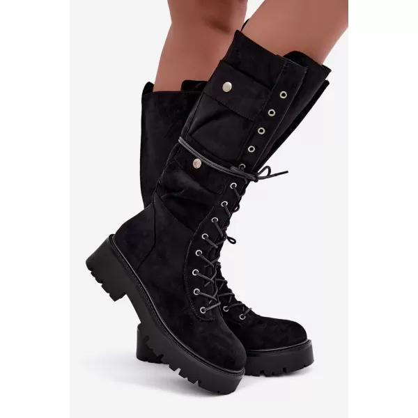  Dámské kozačky BOTO LQ-180 BLACK 