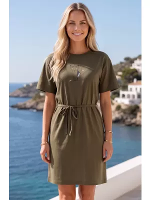 Dámské šaty ALTISPORT ALW091816 MILITARY