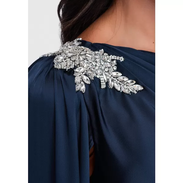  Dámské šaty LARICA LA-OM-DLR469 NAVY BLUE 